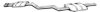 MERCE 1234902115 Middle Silencer